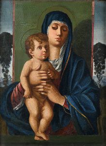 Madonna degli Alberetti, da Giovanni Bellini  - Asta Antiquariato - Mobili, Sculture e Oggetti d'Arte - Associazione Nazionale - Case d'Asta italiane