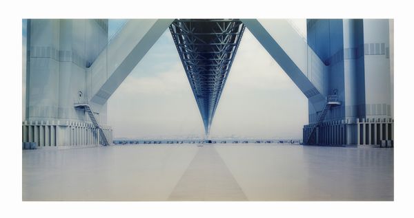 Armin Linke : Akashi Kaikyo Bridge, Kobe-Naruto, Japan  - Asta Arte Moderna e Contemporanea - Associazione Nazionale - Case d'Asta italiane