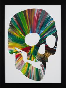 Damien Hirst - Skull Spin Painting