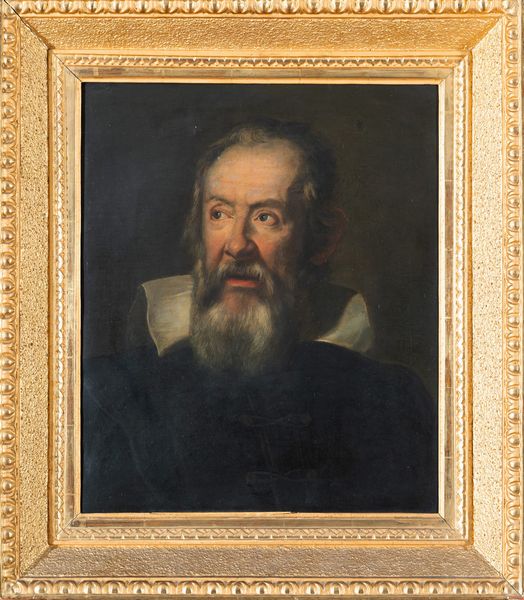 Scuola italiana, XIX secolo : Ritratto di Galileo Galilei  - Asta Oggetti d'arte, Gouaches dalla Collezione di Carlo Knight, importanti dipinti antichi e dipinti del XIX secolo - Associazione Nazionale - Case d'Asta italiane