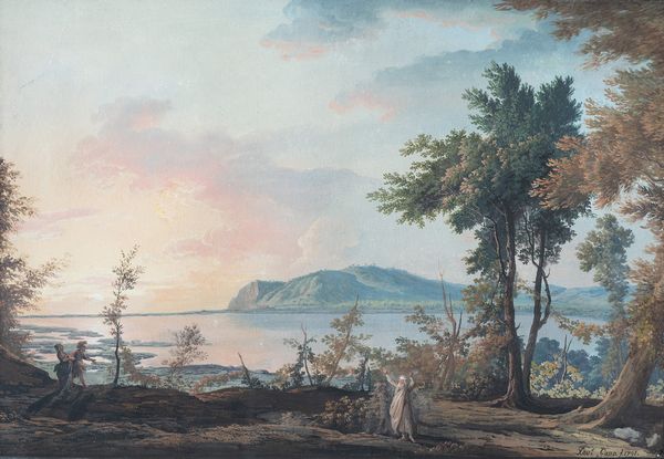 Saverio  Della Gatta : Il lago Stigio ai Campi Elisi  - Asta Oggetti d'arte, Gouaches dalla Collezione di Carlo Knight, importanti dipinti antichi e dipinti del XIX secolo - Associazione Nazionale - Case d'Asta italiane