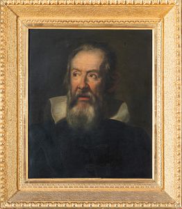 Scuola italiana, XIX secolo - Ritratto di Galileo Galilei