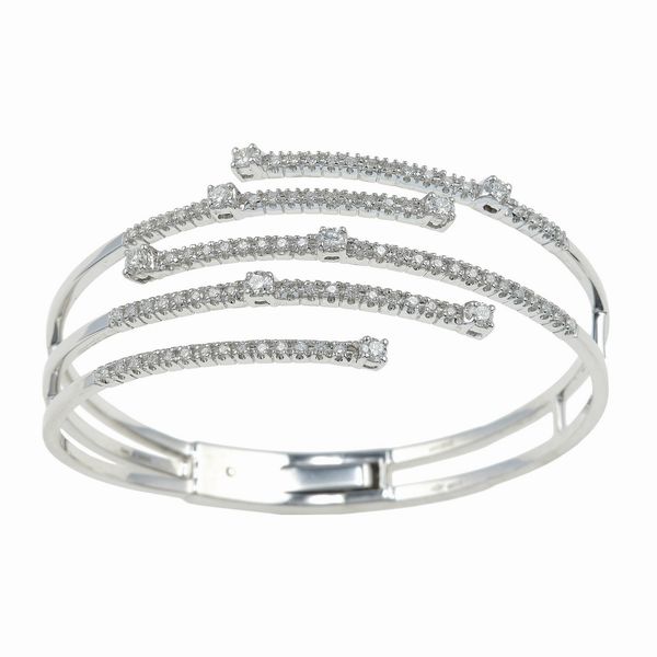 Damiani. Bracciale rigido Notte di San Lorenzo con diamanti  - Asta Fine Jewels - Associazione Nazionale - Case d'Asta italiane