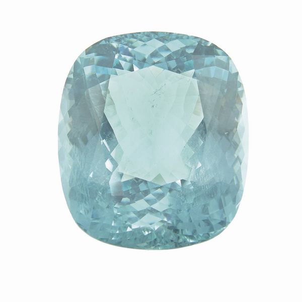 Tormalina Paraíba naturale di ct 44.26, colore light blue  - Asta Fine Jewels - Associazione Nazionale - Case d'Asta italiane