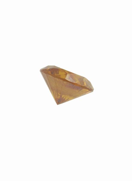 Diamante, fancy deep orange, taglio brillante, di ct 1.61, caratteristiche interne I3, fluorescenza UV nulla  - Asta Fine Jewels - Associazione Nazionale - Case d'Asta italiane