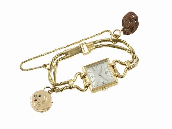 Orologio da polso con charms  - Asta Fine Jewels - Associazione Nazionale - Case d'Asta italiane