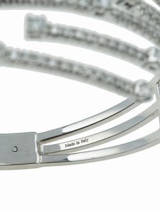 Damiani. Bracciale rigido Notte di San Lorenzo con diamanti  - Asta Fine Jewels - Associazione Nazionale - Case d'Asta italiane