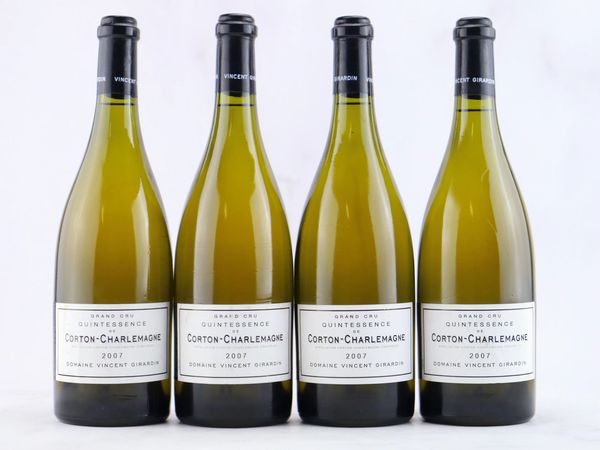 Quintessence de Corton-Charlemagne Domaine Vincent Girardin 2007  - Asta ALCHIMIA - Vini Pregiati e da Collezione - Associazione Nazionale - Case d'Asta italiane