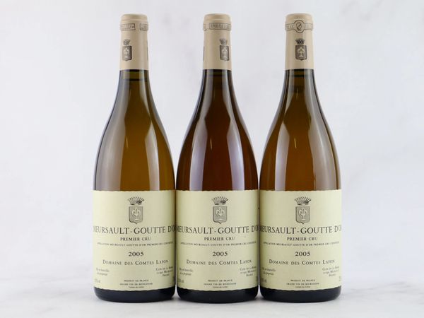 Meursault Goute d’Or Domaine des Comtes Lafon 2005  - Asta ALCHIMIA - Vini Pregiati e da Collezione - Associazione Nazionale - Case d'Asta italiane