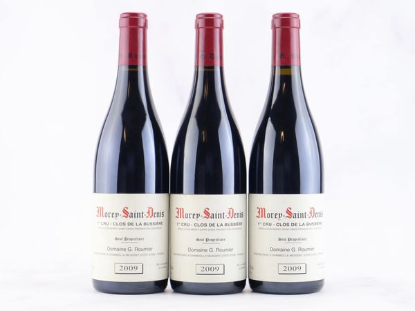 Morey-Saint-Denis Clos de la Bussière Domaine G. Roumier 2009  - Asta ALCHIMIA - Vini Pregiati e da Collezione - Associazione Nazionale - Case d'Asta italiane