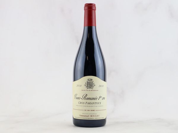 Vosne-Romanée Au Cros Parantoux Domaine Emmanuel Rouget 2010  - Asta ALCHIMIA - Vini Pregiati e da Collezione - Associazione Nazionale - Case d'Asta italiane