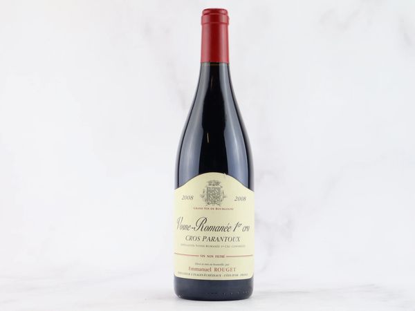 Vosne-Romanée Au Cros Parantoux Domaine Emmanuel Rouget 2008  - Asta ALCHIMIA - Vini Pregiati e da Collezione - Associazione Nazionale - Case d'Asta italiane