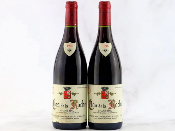 Clos de la Roche Domaine Armand Rousseau 1996  - Asta ALCHIMIA - Vini Pregiati e da Collezione - Associazione Nazionale - Case d'Asta italiane