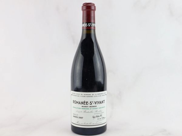 Romanée Saint-Vivant Marey-Monge Domaine de la Romanée Conti 2007  - Asta ALCHIMIA - Vini Pregiati e da Collezione - Associazione Nazionale - Case d'Asta italiane