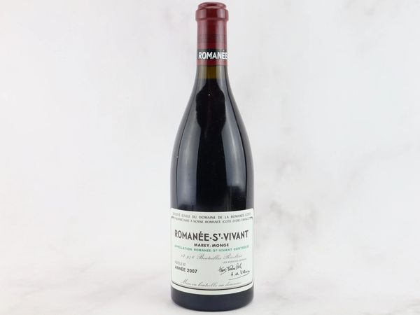 Romanée Saint-Vivant Marey-Monge Domaine de la Romanée Conti 2007  - Asta ALCHIMIA - Vini Pregiati e da Collezione - Associazione Nazionale - Case d'Asta italiane