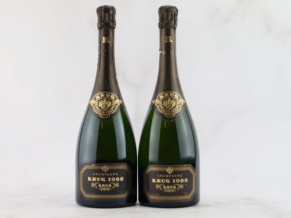 Krug 1988  - Asta ALCHIMIA - Vini Pregiati e da Collezione - Associazione Nazionale - Case d'Asta italiane