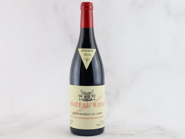 Châteauneuf-du-Pape Réserve Château Rayas 2010  - Asta ALCHIMIA - Vini Pregiati e da Collezione - Associazione Nazionale - Case d'Asta italiane