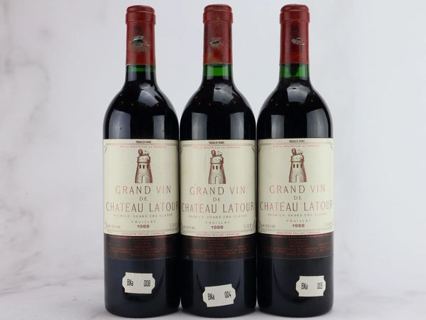 Château Latour 1988  - Asta ALCHIMIA - Vini Pregiati e da Collezione - Associazione Nazionale - Case d'Asta italiane