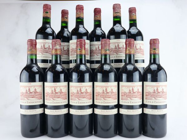 Château Cos d’Estournel 1998  - Asta ALCHIMIA - Vini Pregiati e da Collezione - Associazione Nazionale - Case d'Asta italiane