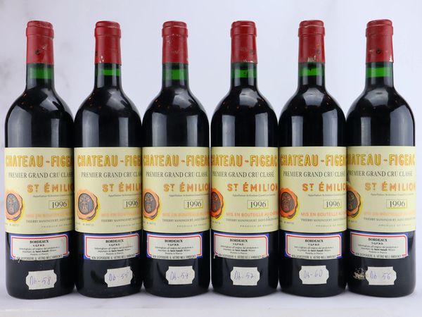 Château Figeac 1996  - Asta ALCHIMIA - Vini Pregiati e da Collezione - Associazione Nazionale - Case d'Asta italiane