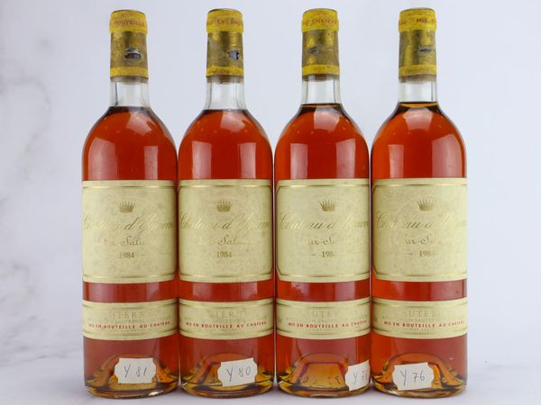 Château d’Yquem 1984  - Asta ALCHIMIA - Vini Pregiati e da Collezione - Associazione Nazionale - Case d'Asta italiane