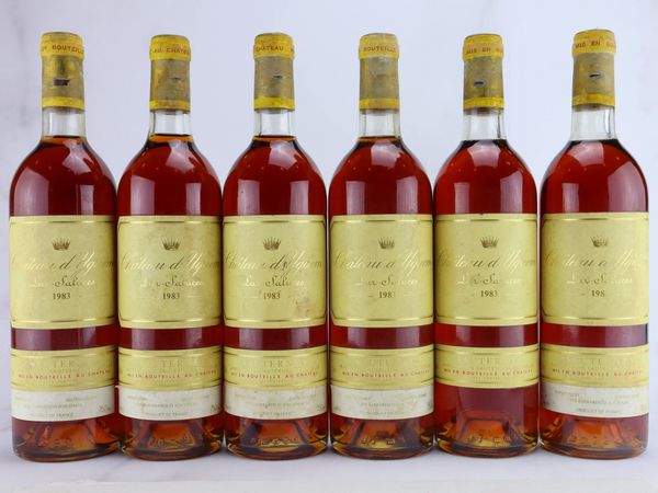 Château d’Yquem 1983  - Asta ALCHIMIA - Vini Pregiati e da Collezione - Associazione Nazionale - Case d'Asta italiane