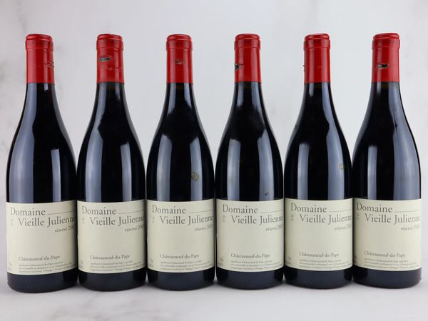 Châteuneuf-du-Pape Réserve Domaine de la Vieille Julienne 2003  - Asta ALCHIMIA - Vini Pregiati e da Collezione - Associazione Nazionale - Case d'Asta italiane