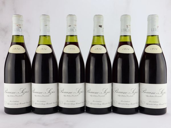 Beaune-Sizies Leroy Negociants 1986  - Asta ALCHIMIA - Vini Pregiati e da Collezione - Associazione Nazionale - Case d'Asta italiane