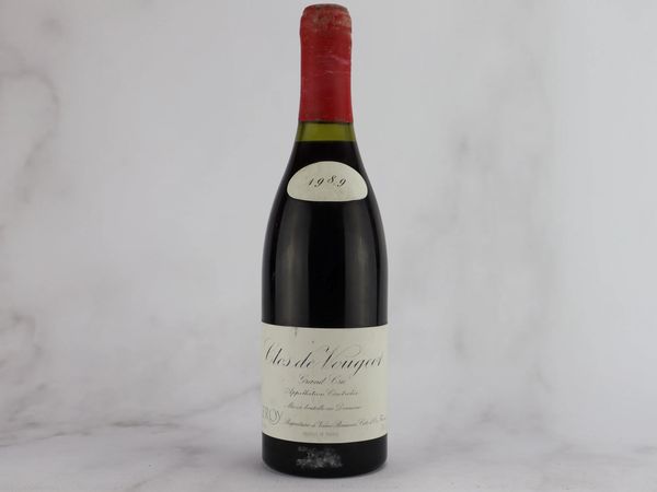 Clos de Vougeot Domaine Leroy 1989  - Asta ALCHIMIA - Vini Pregiati e da Collezione - Associazione Nazionale - Case d'Asta italiane