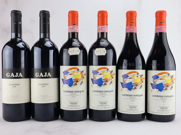 Selezione Conteisa Gaja  - Asta ALCHIMIA - Vini Pregiati e da Collezione - Associazione Nazionale - Case d'Asta italiane