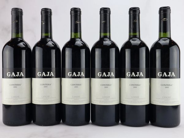 Conteisa Gaja 2001  - Asta ALCHIMIA - Vini Pregiati e da Collezione - Associazione Nazionale - Case d'Asta italiane