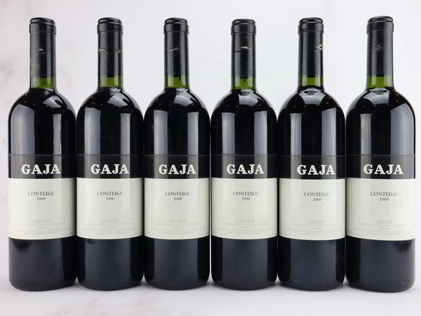 Conteisa Gaja 2000  - Asta ALCHIMIA - Vini Pregiati e da Collezione - Associazione Nazionale - Case d'Asta italiane