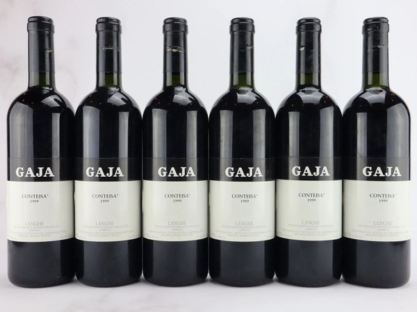 Conteisa Gaja 1999  - Asta ALCHIMIA - Vini Pregiati e da Collezione - Associazione Nazionale - Case d'Asta italiane