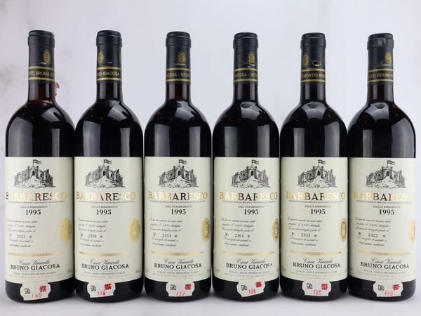 Barbaresco Asili Etichetta Bianca Bruno Giacosa 1995  - Asta ALCHIMIA - Vini Pregiati e da Collezione - Associazione Nazionale - Case d'Asta italiane