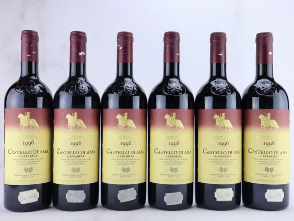 L’Apparita Castello di Ama 1996  - Asta ALCHIMIA - Vini Pregiati e da Collezione - Associazione Nazionale - Case d'Asta italiane