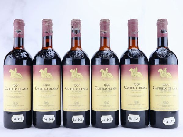 L’Apparita Castello di Ama 1990  - Asta ALCHIMIA - Vini Pregiati e da Collezione - Associazione Nazionale - Case d'Asta italiane