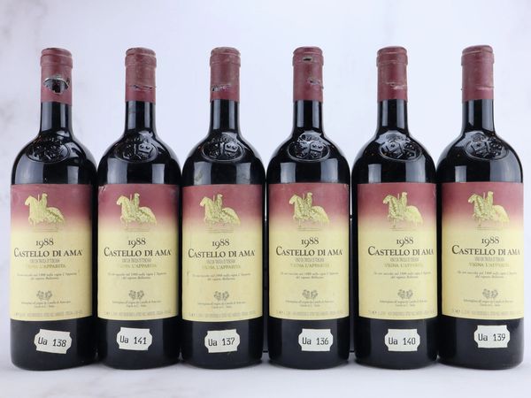 L’Apparita Castello di Ama 1988  - Asta ALCHIMIA - Vini Pregiati e da Collezione - Associazione Nazionale - Case d'Asta italiane