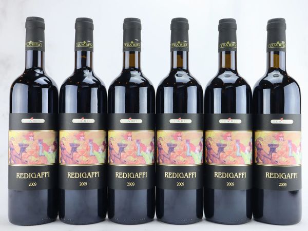 Redigaffi Tua Rita 2009  - Asta ALCHIMIA - Vini Pregiati e da Collezione - Associazione Nazionale - Case d'Asta italiane