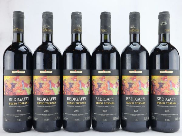 Redigaffi Tua Rita 2005  - Asta ALCHIMIA - Vini Pregiati e da Collezione - Associazione Nazionale - Case d'Asta italiane