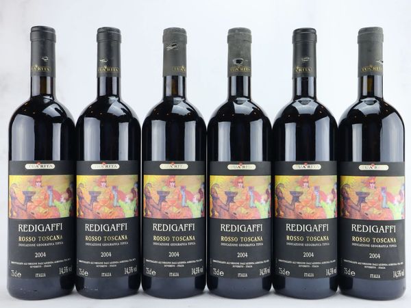 Redigaffi Tua Rita 2004  - Asta ALCHIMIA - Vini Pregiati e da Collezione - Associazione Nazionale - Case d'Asta italiane