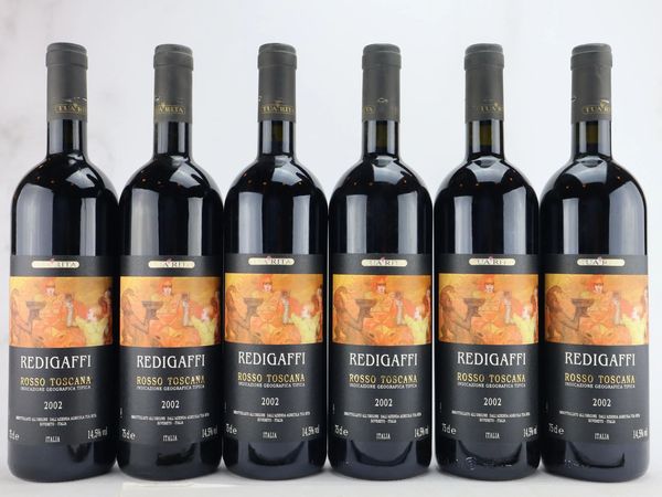 Redigaffi Tua Rita 2002  - Asta ALCHIMIA - Vini Pregiati e da Collezione - Associazione Nazionale - Case d'Asta italiane