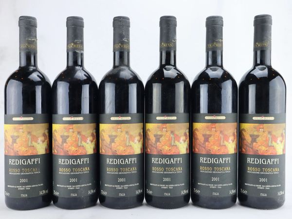 Redigaffi Tua Rita 2001  - Asta ALCHIMIA - Vini Pregiati e da Collezione - Associazione Nazionale - Case d'Asta italiane