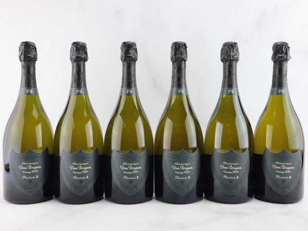 Dom Pérignon P2 2004  - Asta ALCHIMIA - Vini Pregiati e da Collezione - Associazione Nazionale - Case d'Asta italiane