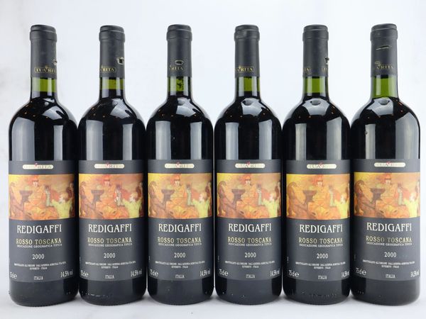 Redigaffi Tua Rita 2000  - Asta ALCHIMIA - Vini Pregiati e da Collezione - Associazione Nazionale - Case d'Asta italiane