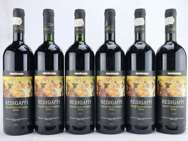 Redigaffi Tua Rita 1996  - Asta ALCHIMIA - Vini Pregiati e da Collezione - Associazione Nazionale - Case d'Asta italiane