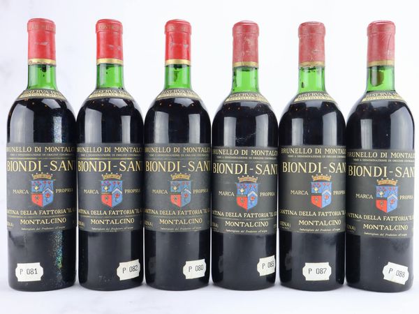 Brunello di Montalcino Riserva Biondi Santi  - Asta ALCHIMIA - Vini Pregiati e da Collezione - Associazione Nazionale - Case d'Asta italiane