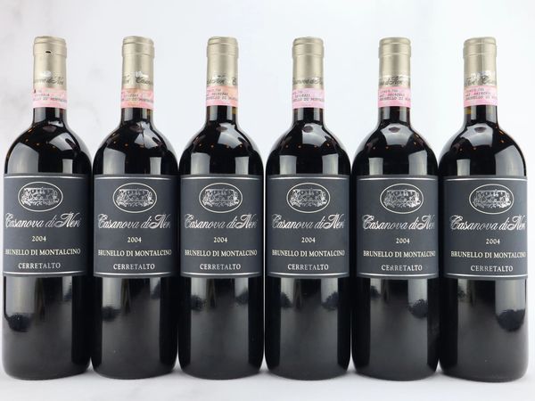 Brunello di Montalcino Cerretalto Riserva Casanova di Neri 2004  - Asta ALCHIMIA - Vini Pregiati e da Collezione - Associazione Nazionale - Case d'Asta italiane