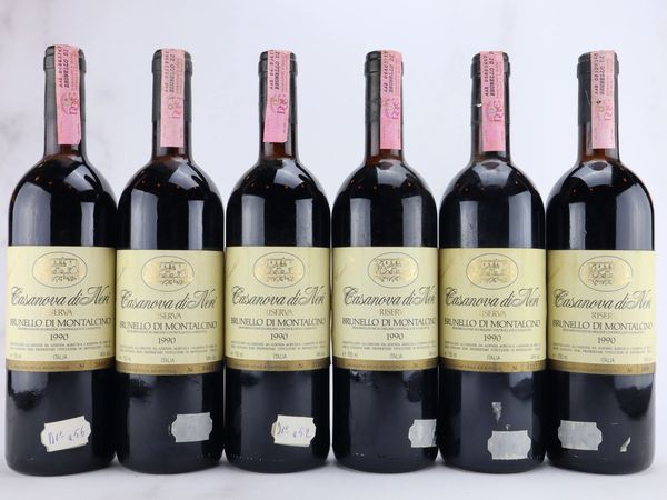 Brunello di Montalcino Cerretalto Riserva Casanova di Neri 1990  - Asta ALCHIMIA - Vini Pregiati e da Collezione - Associazione Nazionale - Case d'Asta italiane