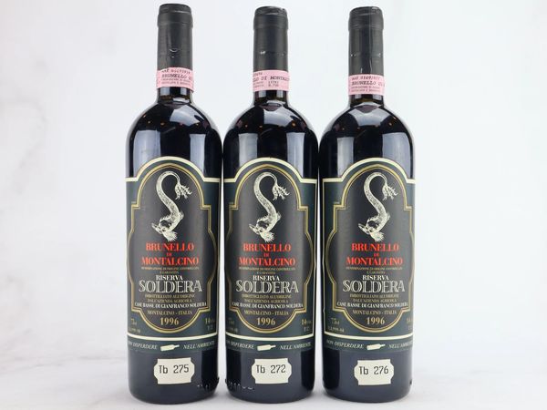 Brunello di Montalcino Case Basse Riserva Gianfranco Soldera 1996  - Asta ALCHIMIA - Vini Pregiati e da Collezione - Associazione Nazionale - Case d'Asta italiane