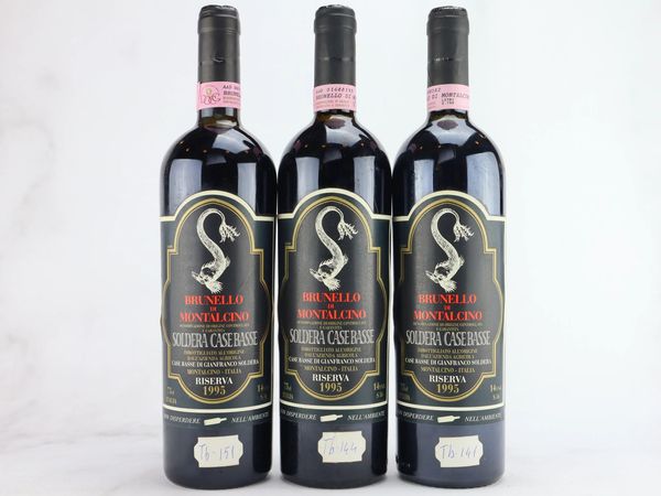 Brunello di Montalcino Case Basse Riserva Gianfranco Soldera 1995  - Asta ALCHIMIA - Vini Pregiati e da Collezione - Associazione Nazionale - Case d'Asta italiane